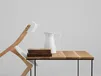 Konferenční stolek na kovových rámech 100x100 Walt Solid Wood