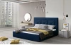 Čalouněná postel do ložnice 200 Cloe (kovový rošt, plynové písty, úložný prostor)