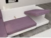 Rohová sedací souprava levá pro každodenní spaní se 2 úložnými prostory na lůžkoviny Dorado 