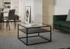 Konferenční stolek se skleněnou deskou do obývacího pokoje Linze