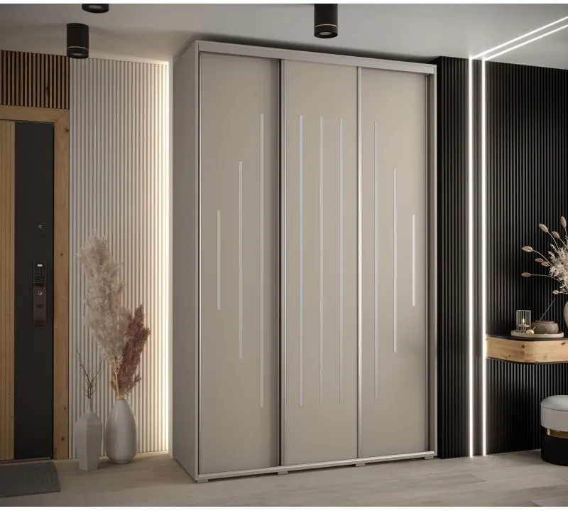 Šatní skriňa s posuvnými dverami vysoká Dakota 12 150 hĺbka 60 cm výška 235,2 cm