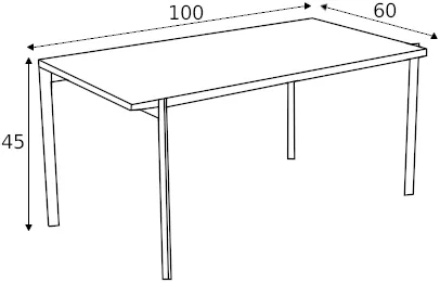 Stolik kawowy Borge 100x60