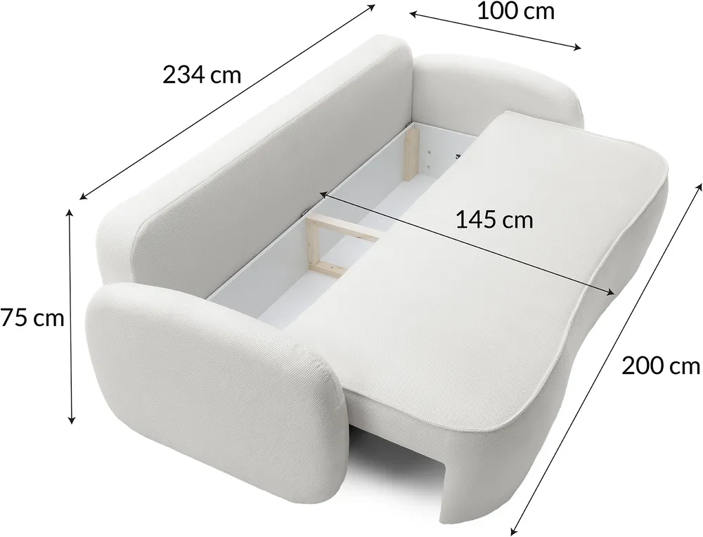 Sofa Omoa z funkcją spania DL