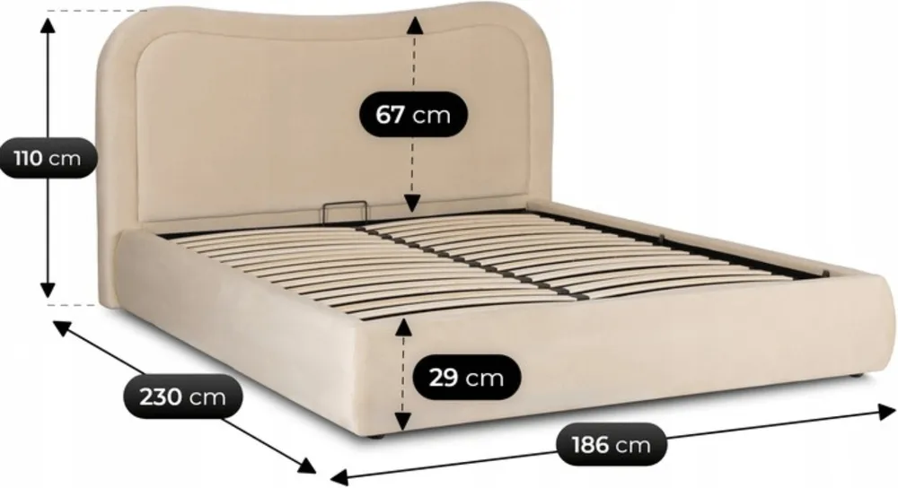Postel Haga 160 cm