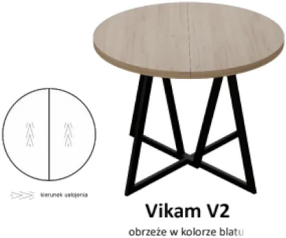 Stół rozkładany Vikam