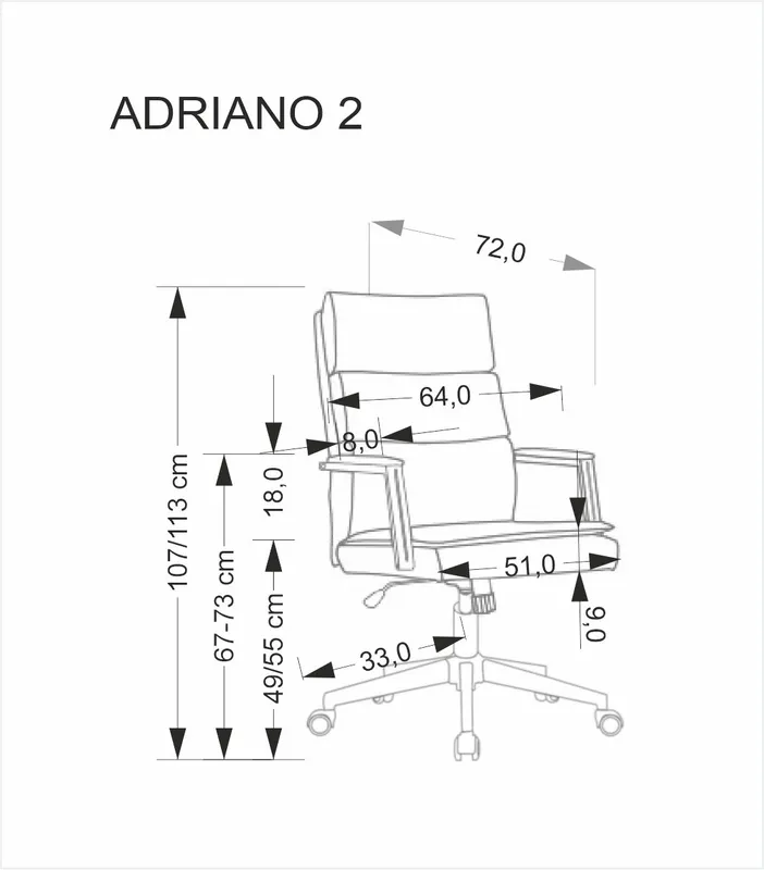Fotel Adriano obrotowy