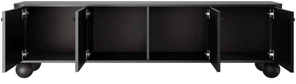 TV stolík Vesper 187 4D s guľovitými nožičkami