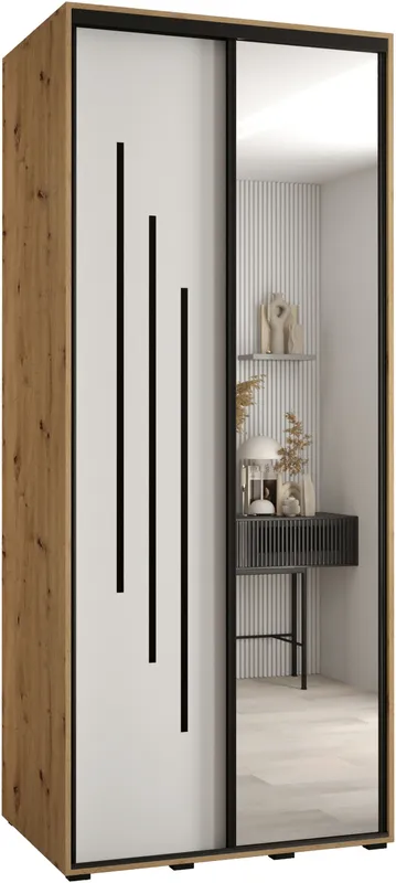 Šatní skříň s posuvnými dveřmi Davos 120 cm