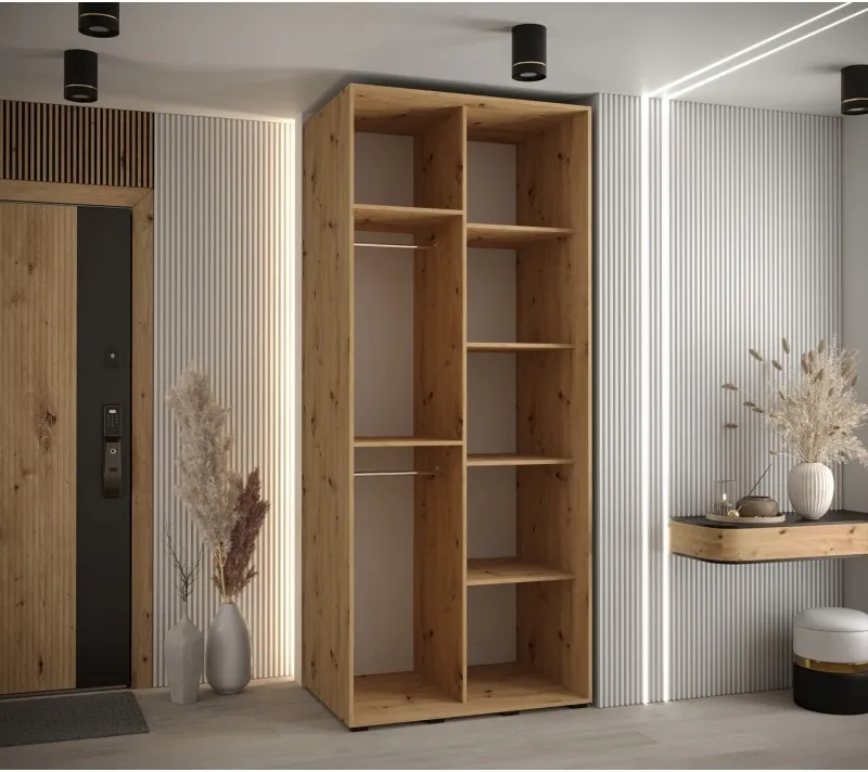 Šatní skříň s posuvnými dveřmi Davos 120 cm