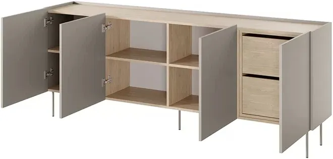 Komoda Desin 220 cm z 2 szufladami