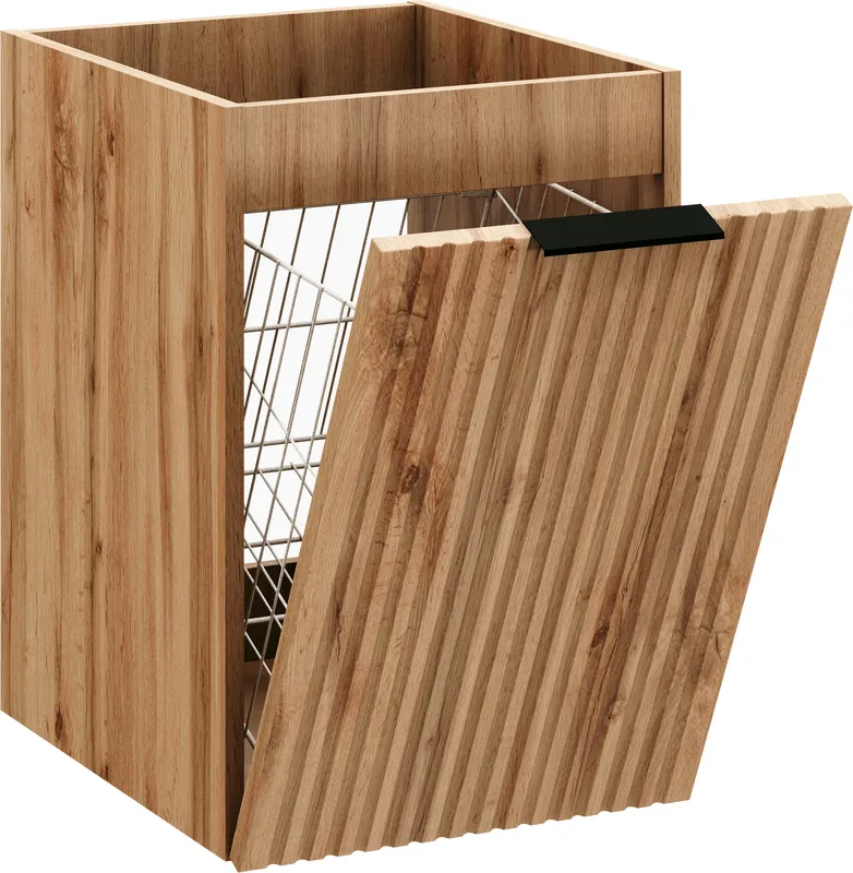 Szafka łazienkowa Adel Oak 40 z koszem na pranie