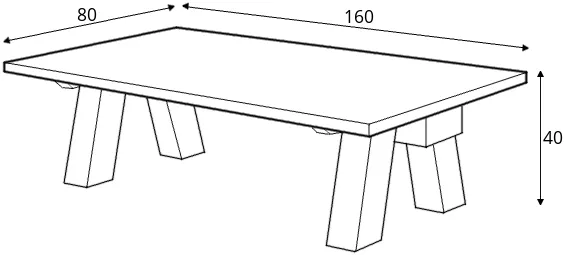 Konferenční stolek Balk 160 x 80