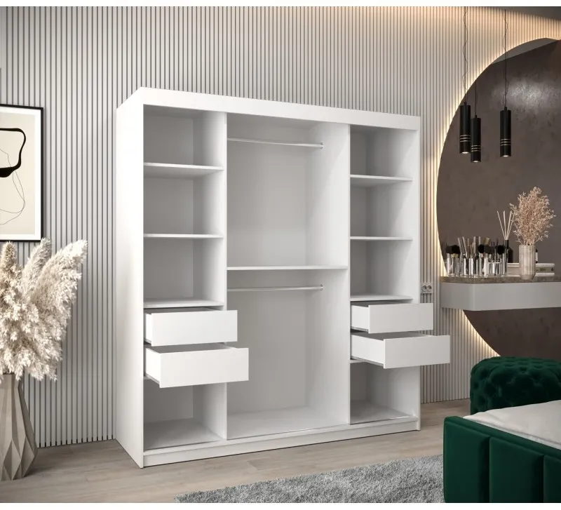 Šatní skříň s posuvnými dveřmi Dome 3 200