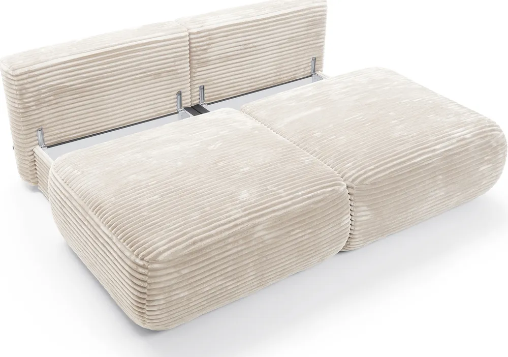 Sofa Dalia z funkcją spania i pojemnikiem na pościel