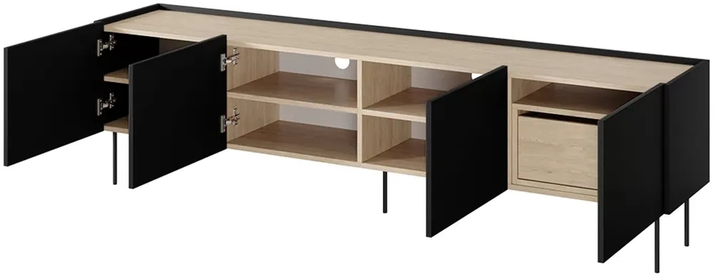 TV stolík Desin 220 cm so zásuvkou