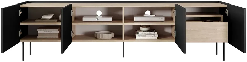 TV stolík Desin 220 cm so zásuvkou