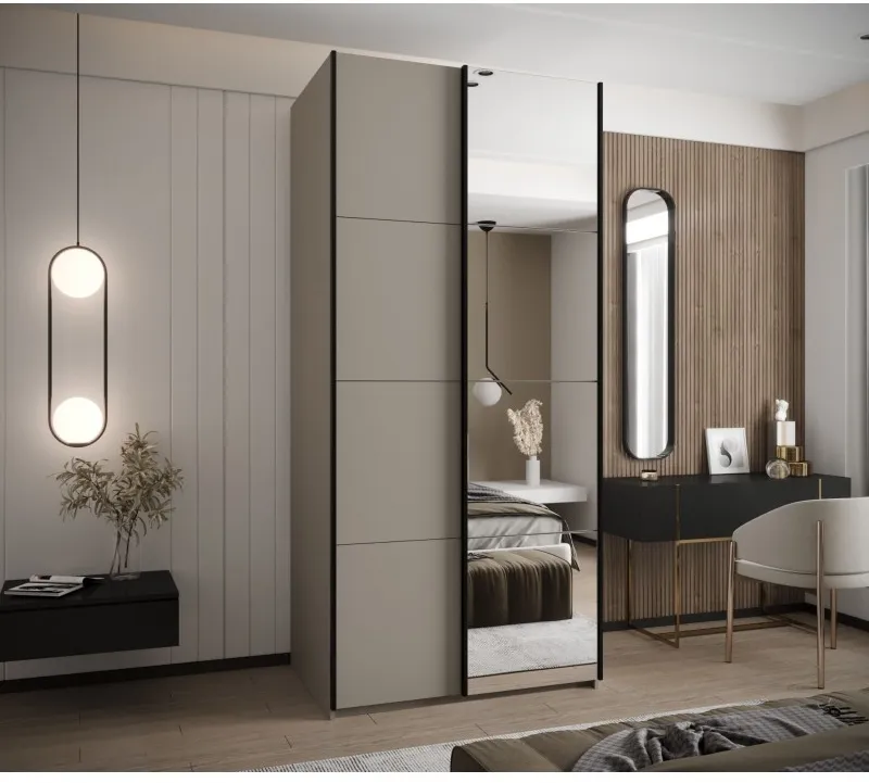 Skriňa s posuvnými dverami so zrkadlom Lux 3 100
