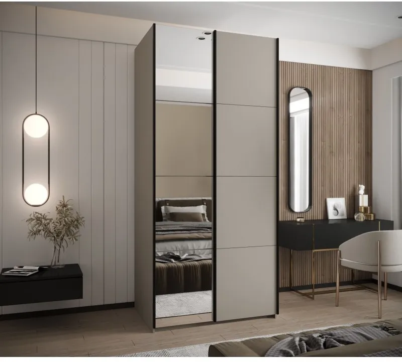 Skriňa s posuvnými dverami so zrkadlom Lux 3 100
