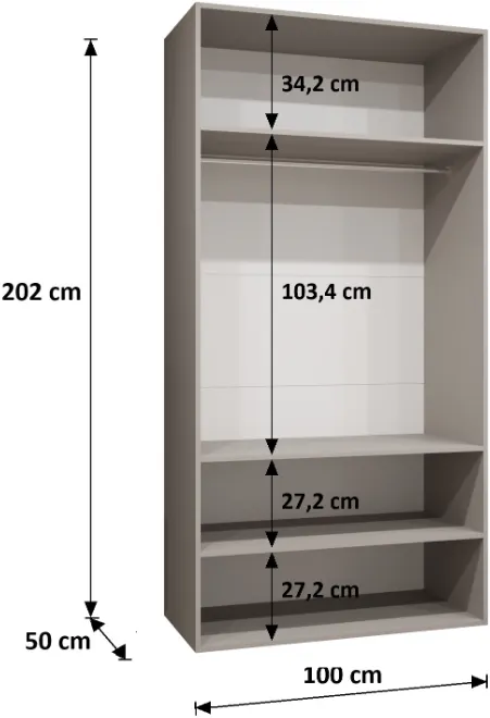 Szafa Andrew 3 100