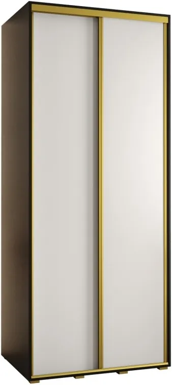 Šatní skříň s posuvnými dveřmi Davos 1 100, hloubka 60 cm