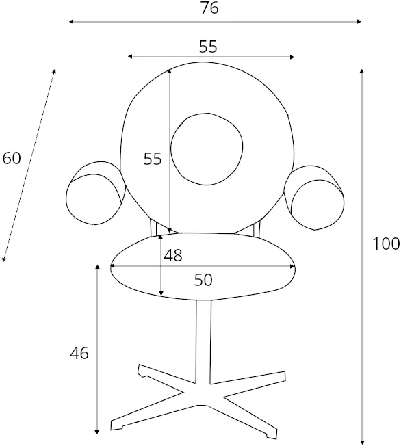 Fotel Monocle