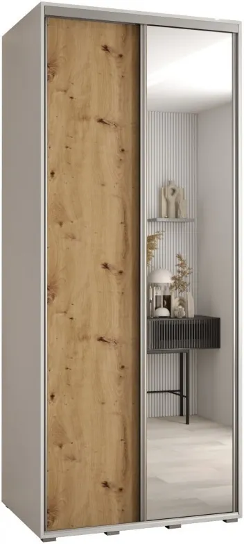 Szafa przesuwna z lustrem wysoka Davos 3 120 głębokość 60 cm