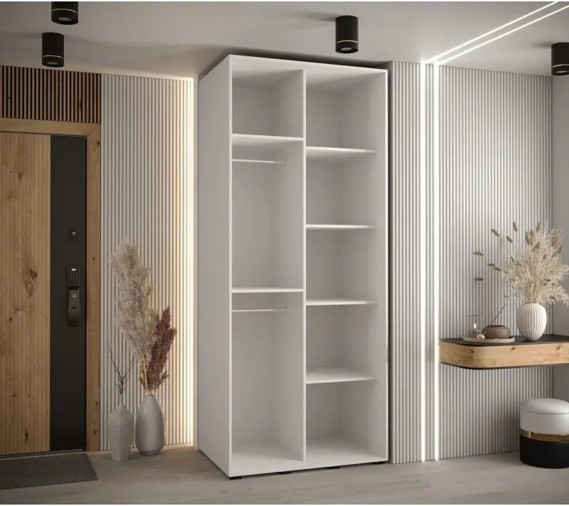 Szafa przesuwna z lustrem wysoka Davos 3 120 głębokość 60 cm