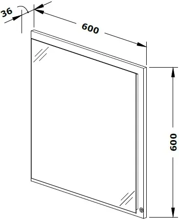 Lustro łazienkowe Colos 60 