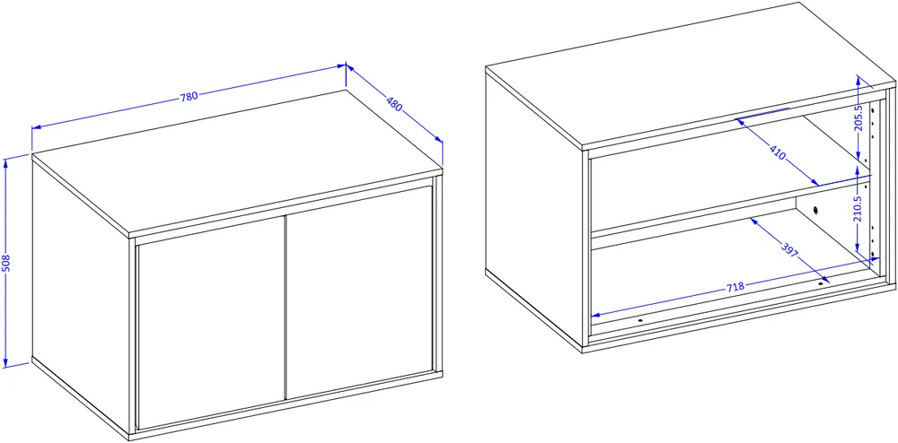 Skříňka pod umyvadlo Irvine