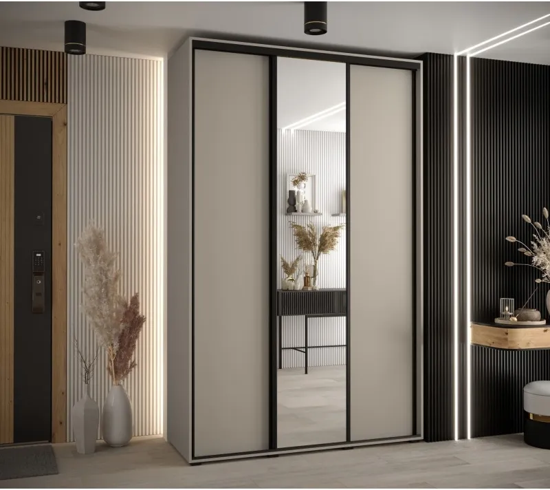 Posuvná skříň se zrcadlem Dakota 3 160 60 hloubky