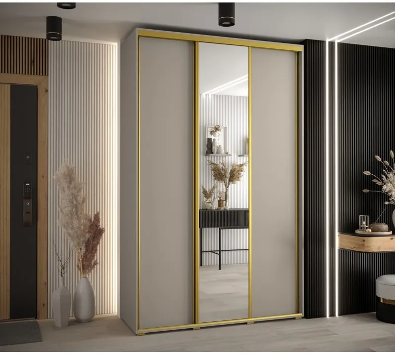 Posuvná skříň se zrcadlem Dakota 3 160 60 hloubky