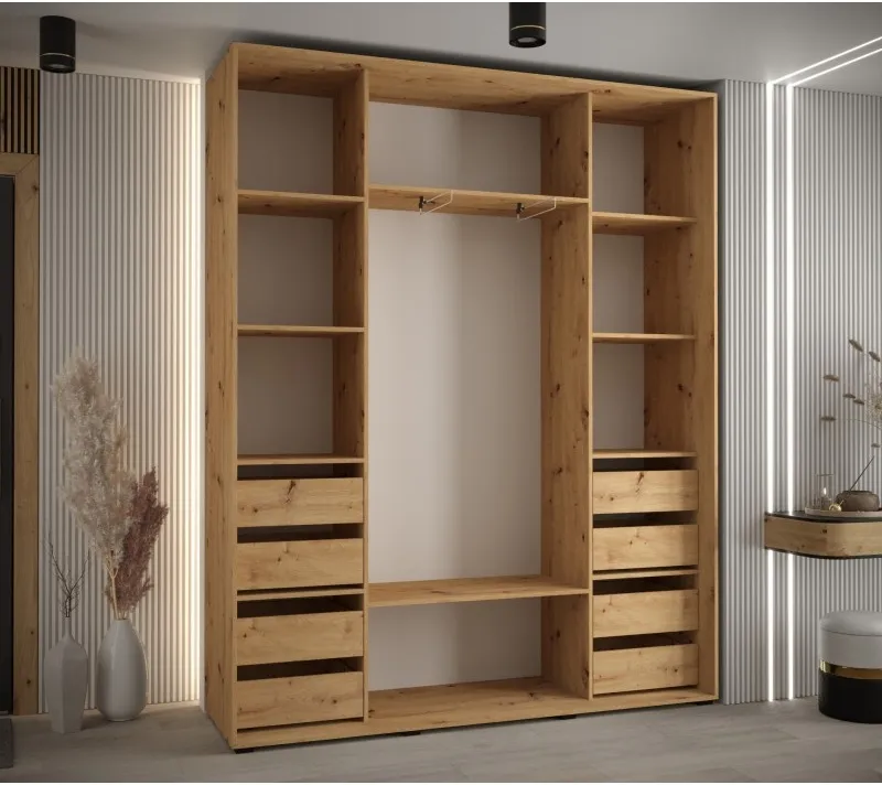 Šatní skříň Cannes 1 190 hloubka 45 cm