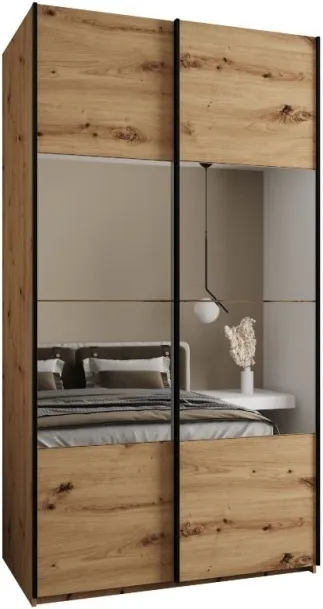 Posuvná skříň se zrcadlem Lux 4 140