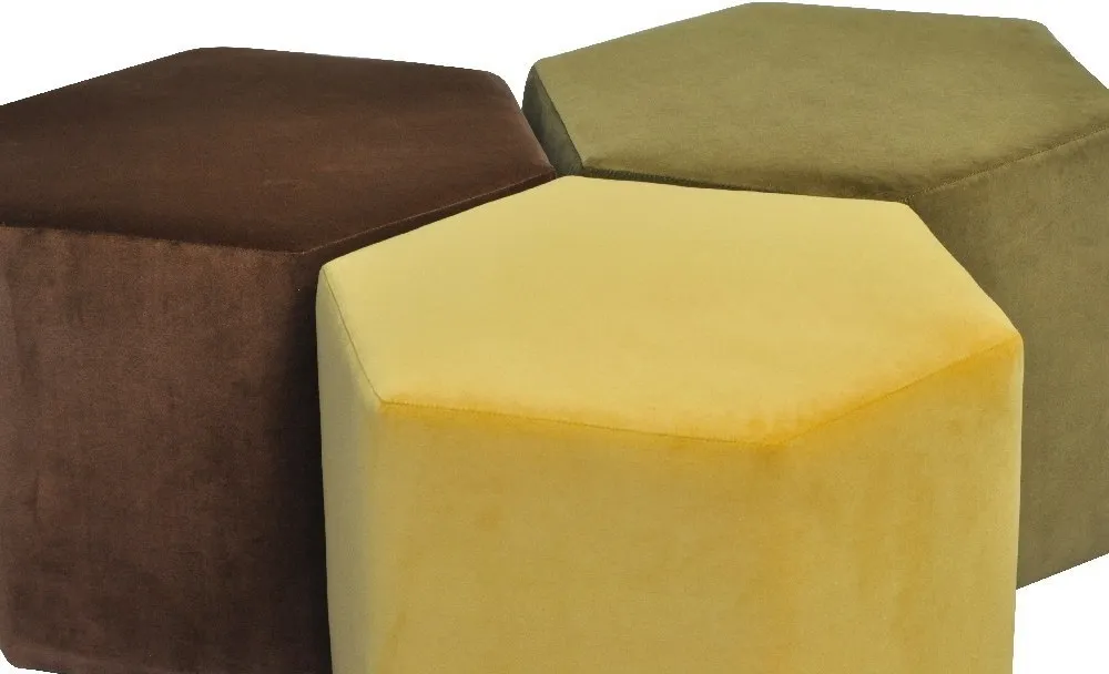Čalouněná podnožka do obývacího pokoje Honey