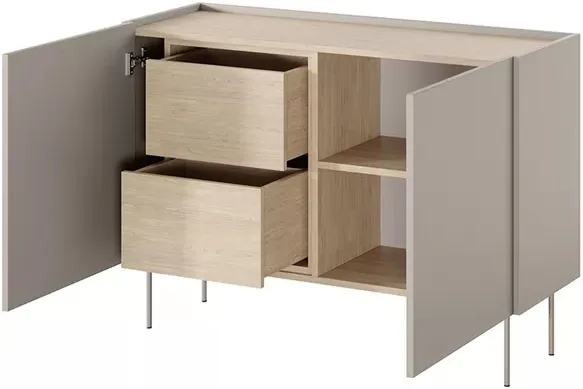 Komoda Desin 120 s dvěma šuplíky