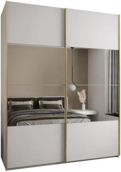 Posuvná skříň se zrcadlem Lux 4 190