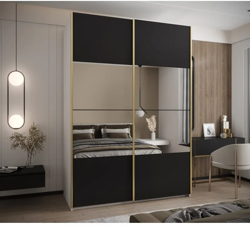 Posuvná skříň se zrcadlem Lux 4 190