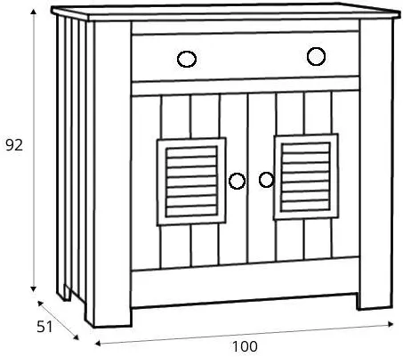 Komoda Marsylia MDF