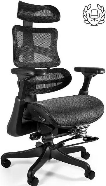 Křeslo Ergothrone s podnožníkem