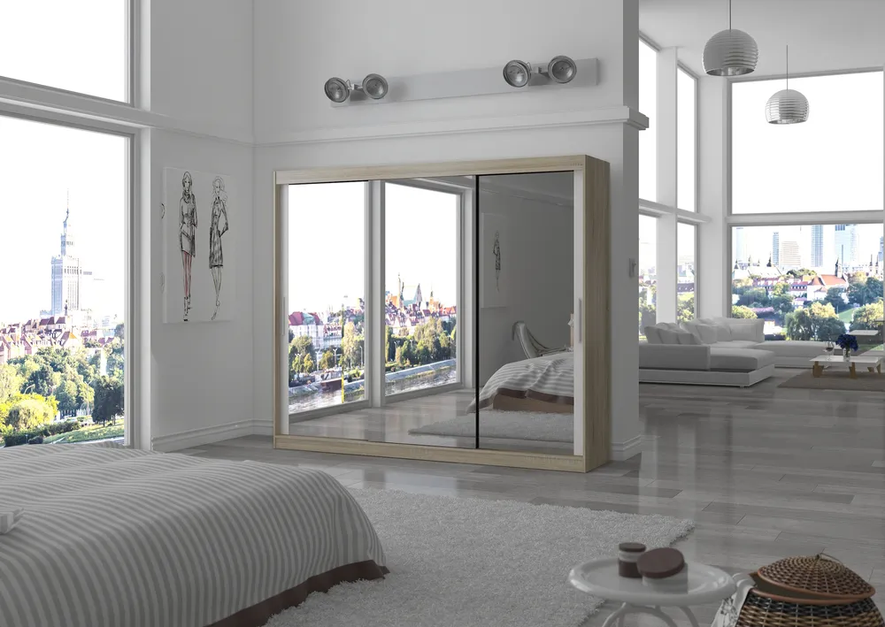 Šatní skříň Chester 250 cm