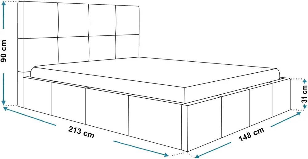 Łóżko Slim 1 140