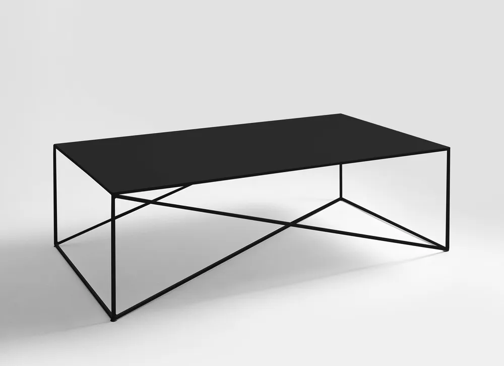 Konferenční stolek na kovových rámech 140x80 cm Memo Metal
