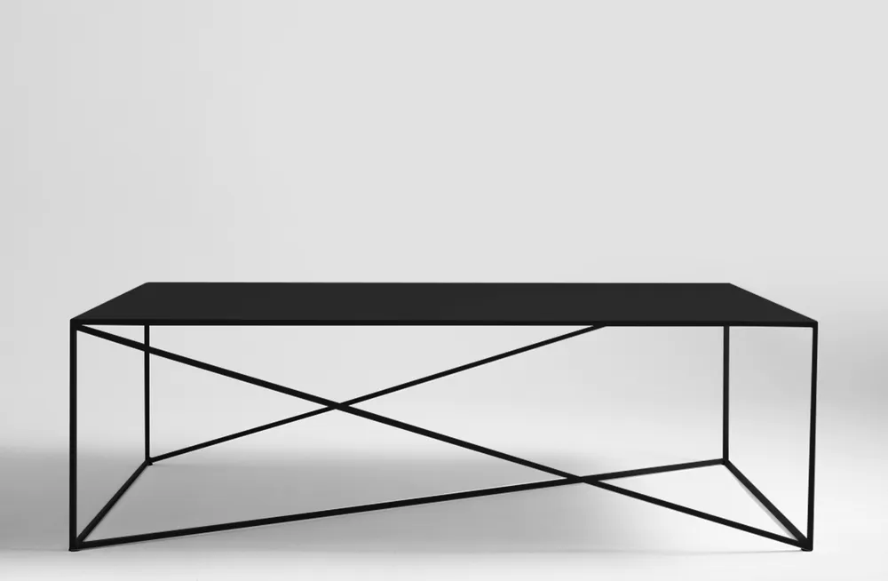 Stolik kawowy 140x80 cm Memo Metal