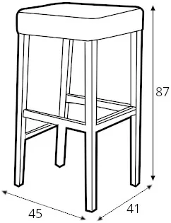 Stołek barowy Wilton 87