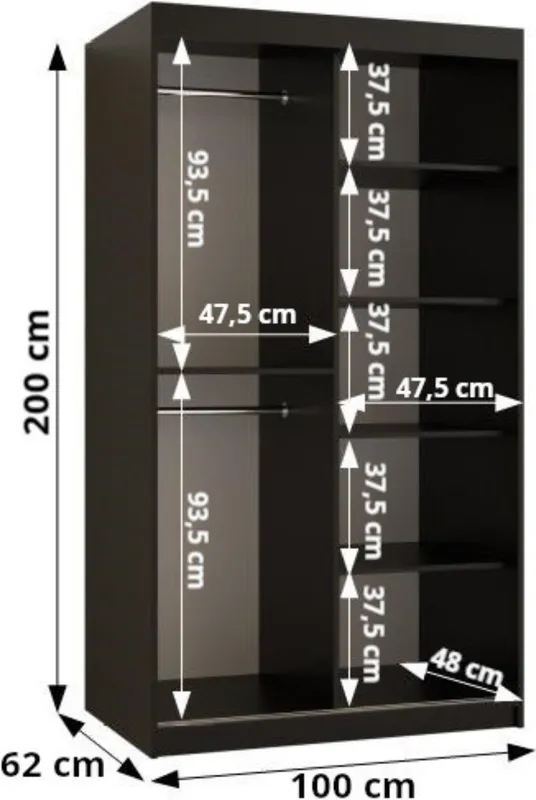 Skříň Rubino V2 100