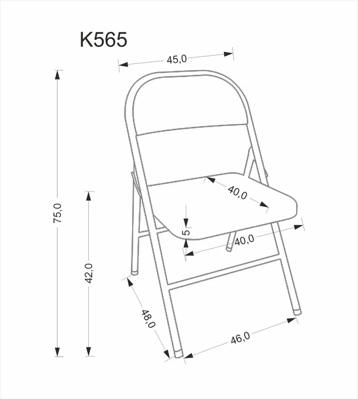 Skládací židle K565