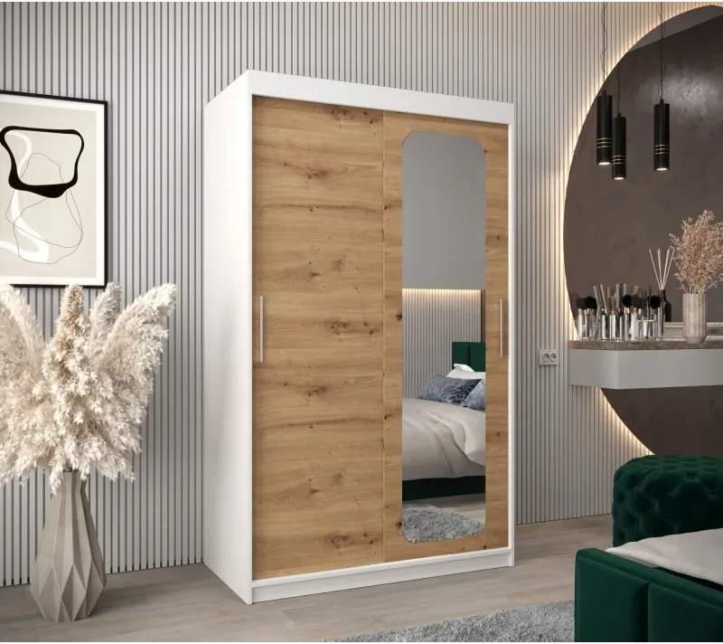 Skriňa s posuvnými dverami so zrkadlom Promo T2 120