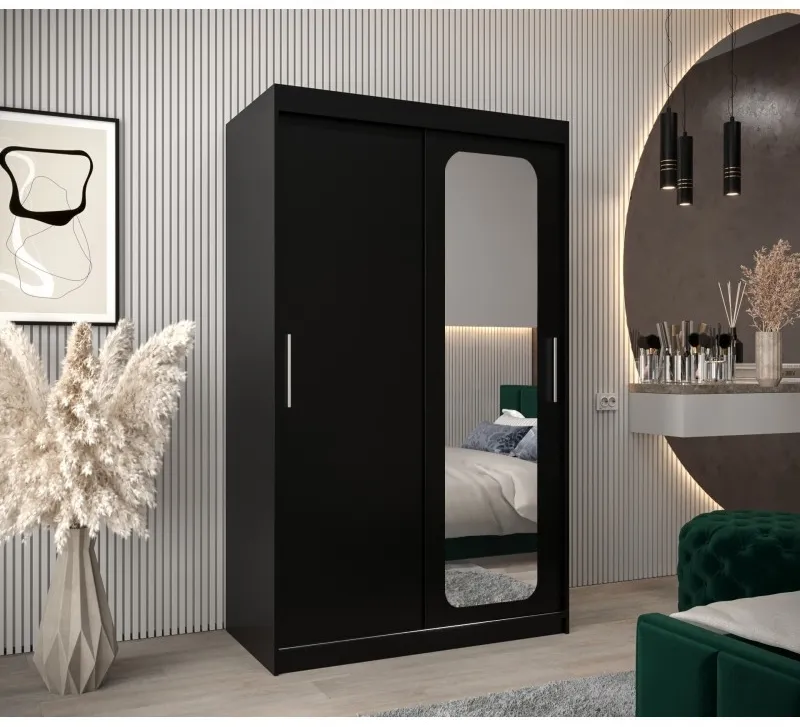 Skriňa s posuvnými dverami so zrkadlom Promo T2 120