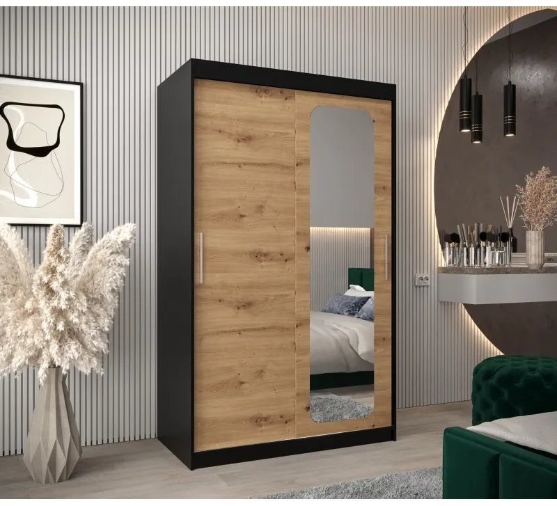 Skriňa s posuvnými dverami so zrkadlom Promo T2 120