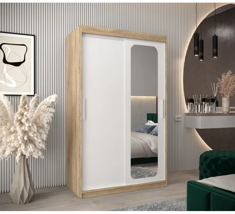 Skriňa s posuvnými dverami so zrkadlom Promo T2 120